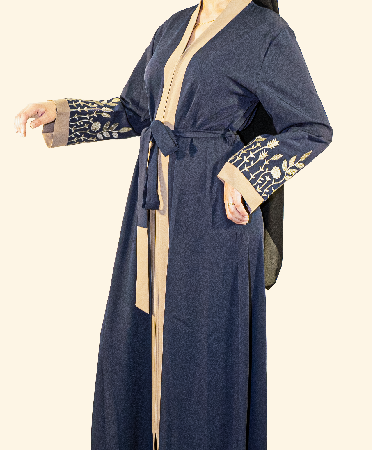 Abaya Kimono Syrianna – Robe Longue Style Kimono du Levant