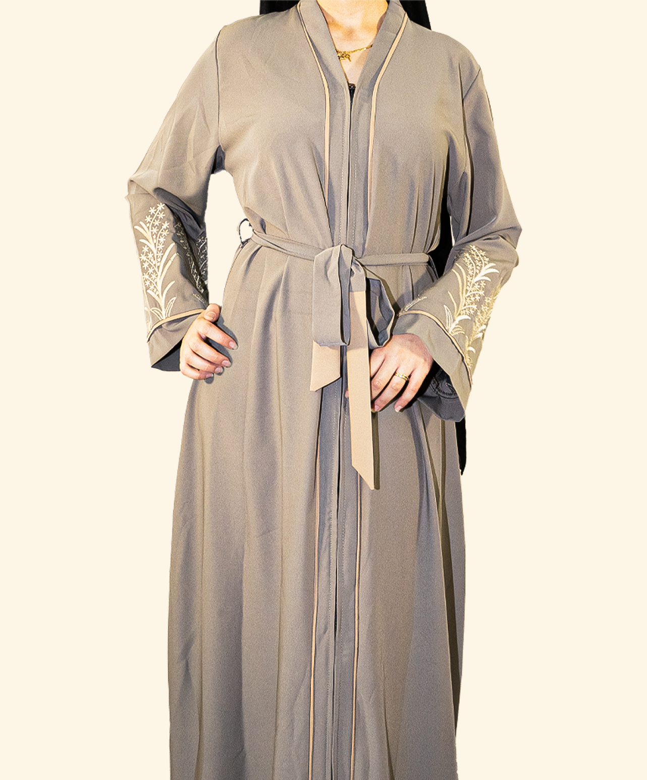 Abaya Kimono Syrianna – Robe Longue Style Kimono du Levant