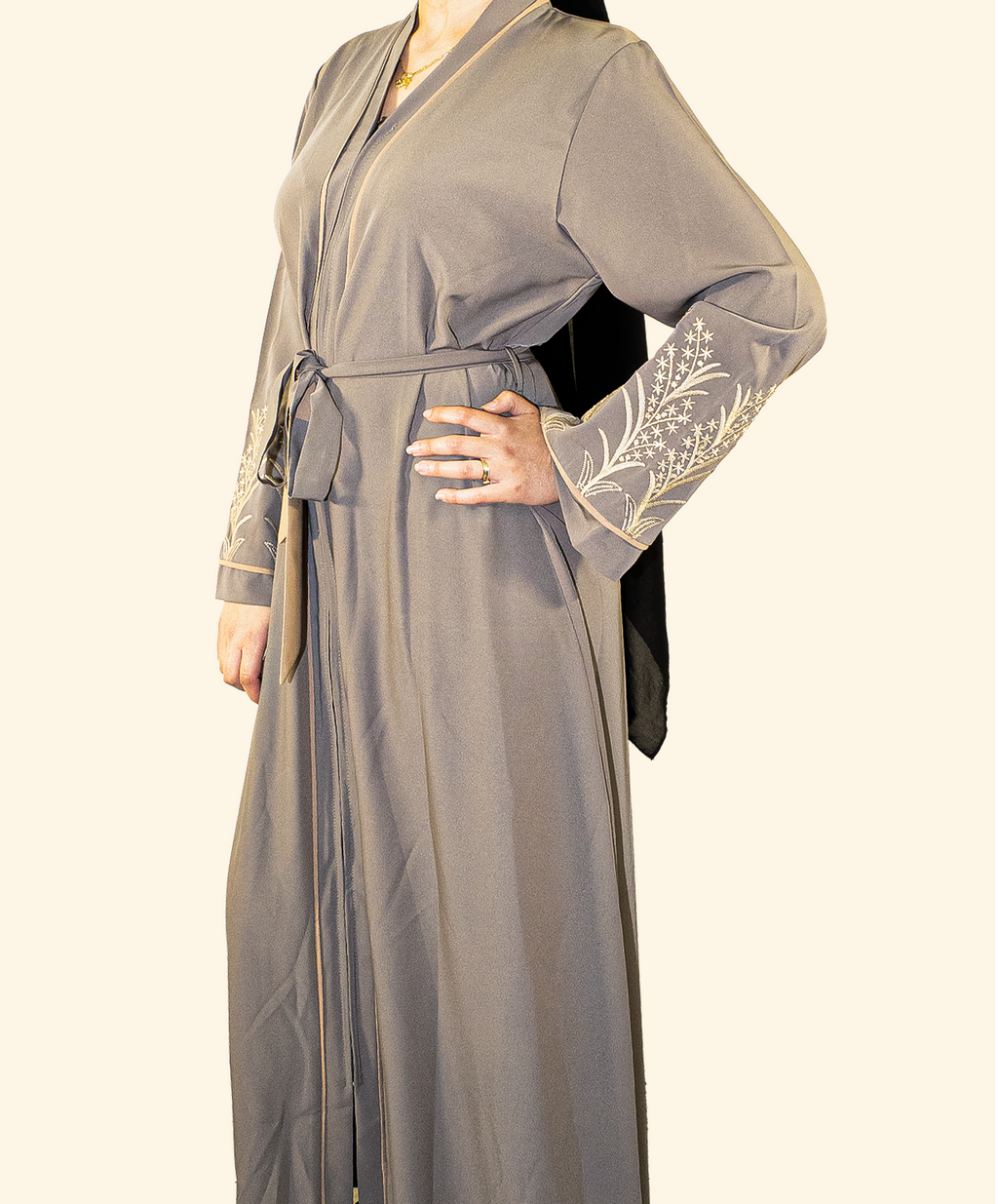 Abaya Kimono Syrianna – Robe Longue Style Kimono du Levant
