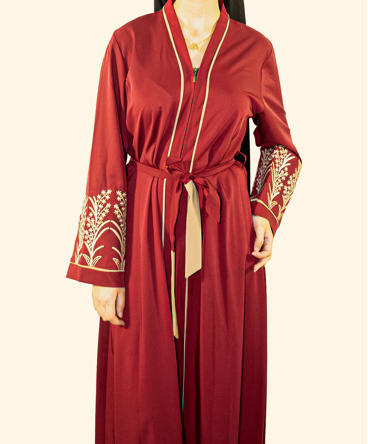 Abaya Kimono Syrianna – Robe Longue Style Kimono du Levant