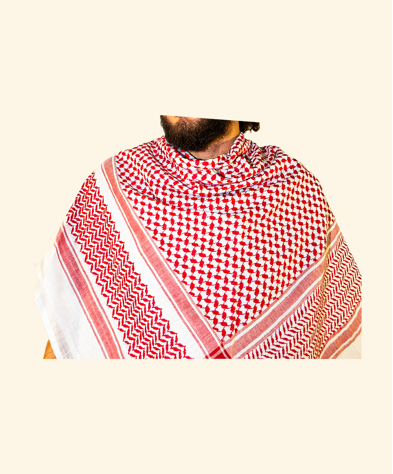 Keffieh Syrianna – Foulard Traditionnel du Levant